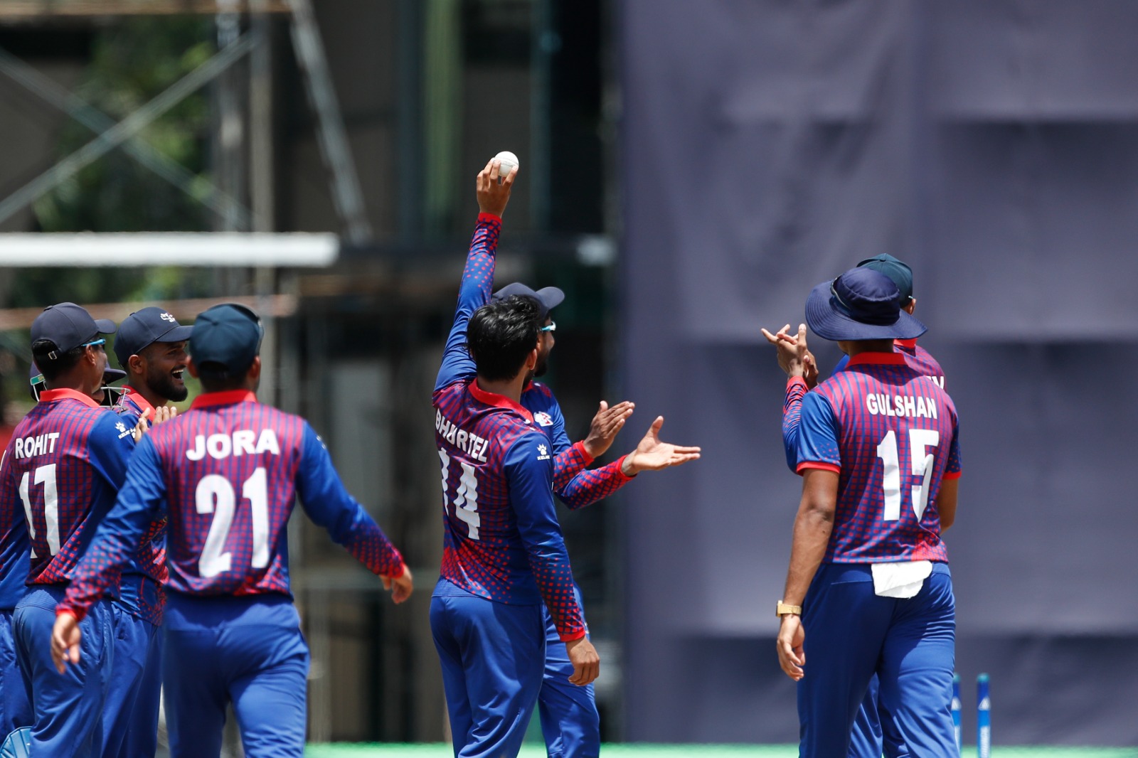क्रिकेट: श्रीलंकाको ब्लूमफिल्डसँग नेपाल पराजित