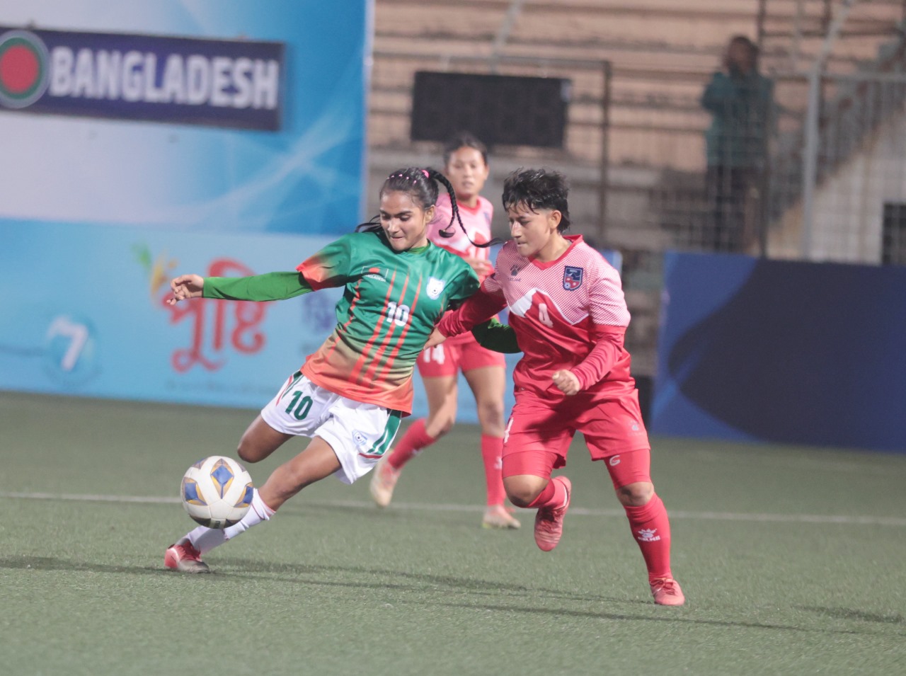 साफ यू-१९ फुटबल:  नेपाल बंगलादेशसंग पराजित